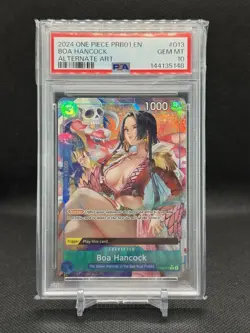 2024 One Piece PRB01 EN Alternate Art #013 Boa Hancock PSA 10 GEM MINT - Image 1