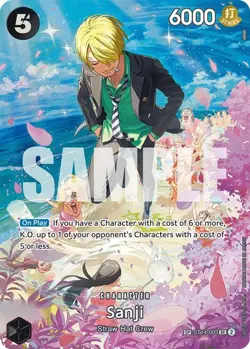 One Piece Sanji (SP) (ST14-003/162) OP10 Royal Blood LP FOIL - Image 1