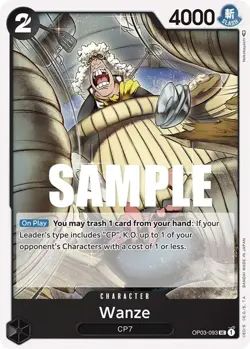 One Piece Wanze (OP03-093/294) OP03 Pillars of Strength LP - Image 1