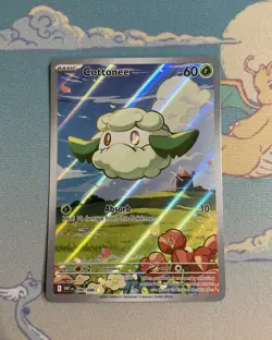 Pokemon TCG Cottonee Illustration Rare White Flare 090/086 NM PACK FRESH ENGLISH - Image 1