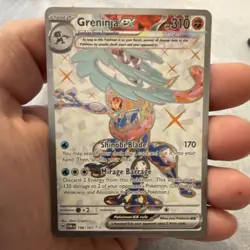 Pokemon Greninja ex Sv06 Twilight Masquerade 198/167 Ultra Rare Full Art Holo - Image 1