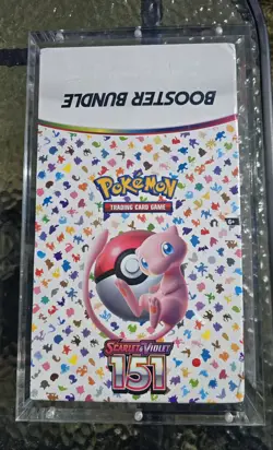 Pokemon 151 SV3.5 Booster Bundle Display Case Sealed W/Acrylic Case - Image 1