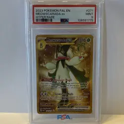 2023 Pokemon Meowscarada ex Hyper Rare holo 271/193 Paldea Evolved PSA 9 - Image 1