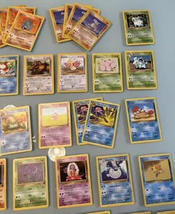 Pokemon Card Lot (62) Jungle, Fossil, Base Set 2, Topps WOTC - Image 3