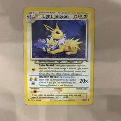 Light Jolteon 48/105 | Neo Destiny | Non Holo Pokemon Card HP - Image 1