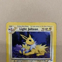 Light Jolteon 48/105 | Neo Destiny | Non Holo Pokemon Card HP - Image 2