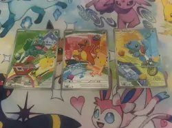 Pokemon TCG First Partner Illustration Collection Series 1 Kanto GEN 1 Starters - Image 1