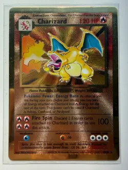 Pokemon Charizard 4/102 Celebrations Gold Metal UPC 2021 NM- - Image 1