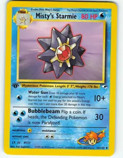 Misty's Starmie - 1st Edition - 56/132 Gym Heroes- WOTC - Pokemon TCG - 2000 - Image 1