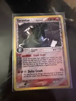 Pokemon Tyranitar EX Delta Species Reverse Holo 16/113 Holo Rare - Image 1