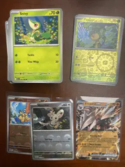 Pokemon SV Black Bolt Base Set Starter Set - 78 Cards 10 Reverse 2 PB & 1 EX - Image 1