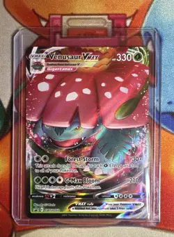 Pokemon TCG Venusaur VMAX SWSH102 Full Art Holo Black Star Promo - NM 💎 - Image 1