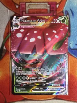 Pokemon TCG Venusaur VMAX SWSH102 Full Art Holo Black Star Promo - NM 💎 - Image 2