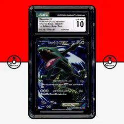 Pokemon CGC 10 Rayquaza EX 085/078 XY6 Emerald Break 1st Ed PSA Japanese - Image 1