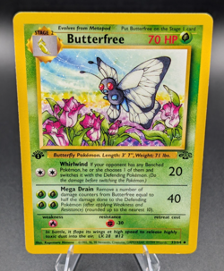 Pokemon 1st Edition Butterfree 33/64 Jungle TCG Vintage 1999 WOTC - Image 1