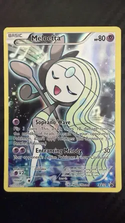 Pokemon Meloetta XY120 Black Star Promo - Image 1