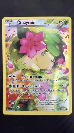Pokemon Shaymin XY115 Black Star Promo - Image 1