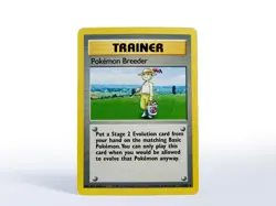 POKEMON BREEDER TRAINER 76/102 1999 Wizards EXCELLENT CONDITION USED M05 - Image 1