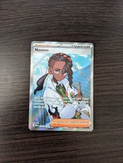 Pokemon TCG Naveen 112/088 Trainer Full Art Perfect Order - Image 1