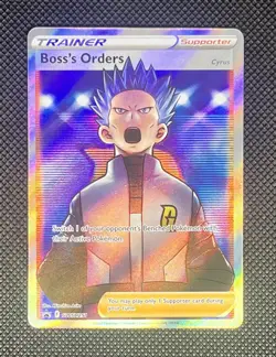 Pokemon Sword & Shield SWSH: Boss's Orders (Full Art Holo) #SWSH251 Promo - Mint - Image 4