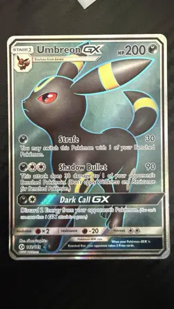 Pokemon Umbreon GX 142/149 Sun & Moon Base - Image 1