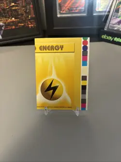 1995 Vintage Pokemon Error Miscut NFC Lightning Energy – Color Border - Image 1