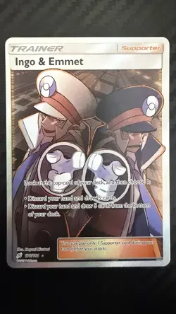 Pokemon Trainer Ingo & Emmet 176/181 Sun & Moon Team Up - Image 1