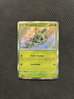 Pokemon TCG Sprigatito SVP 076! NM/LP Condition! See Description! - Image 1