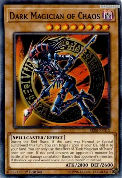 Dark Magician of Chaos [SR08 - SR08-EN015]1st Edition Common / Short Print LP - Image 1