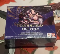 One Piece OP-14 The Azure Sea's Seven Booster Box English - Factory Sealed 🔥 - Image 1