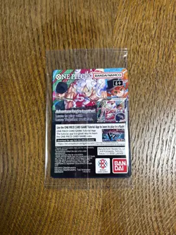 One Piece Monkey D. Luffy US Voyage College Card Gonzaga SEALED, IN HAND - Image 3