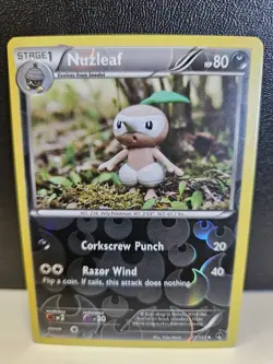 Nuzleaf 72/122 UC Reverse Holo Pokemon TCG Card BREAKpoint NM - Image 1