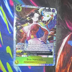 Bandai Boa Hancock-OP14-112 One Piece Card Game Full Art Holo Character - Image 1