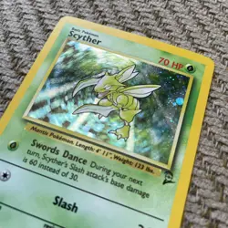 Scyther 17/130 Pokemon Card Holo Rare Base Set 2 TCG NM - Image 5