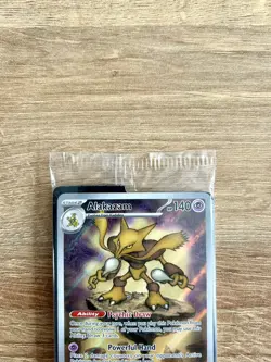Alakazam MEP 009 Pokemon Center Black Star Promo Card Stamped & Sealed - Image 3