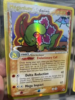 Pokemon TCG Holo Meganium 4/101 Dragon Frontiers Near Mint Card 2006 - Image 1