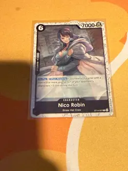 One Piece Card Game Nico Robin ST14-007 C Holo Foil PRB02 English - Image 1