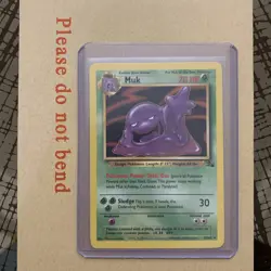 Pokemon Cards Muk 28/62 Unlimited Fossil WOTC Rare Near Mint NM - Image 1