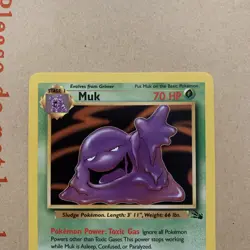 Pokemon Cards Muk 28/62 Unlimited Fossil WOTC Rare Near Mint NM - Image 3