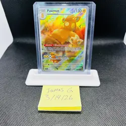 Pawmot 209/198 Holo Illustration Rare Scarlet & Violet Base Set Pokemon Card - Image 1