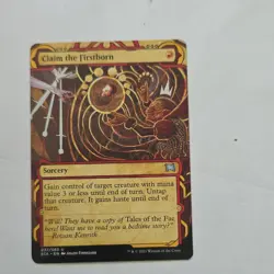 Wizards Magic: The Gathering Claim the Firstborn Strixhaven Uncommon Red Sorcer… - Image 1