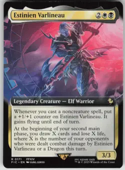 MTG TCG Estinien Varlineau (Extended Art) R Commander: FINAL FANTASY 171 - Image 1
