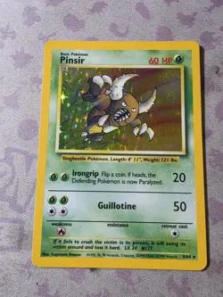 Pokemon Pinsir 9/64 Jungle No Symbol Error - Image 1