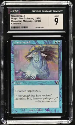 COUNTERSPELL Mercadian Masques CGC 9 Mint MTG [Nostalgium] - Image 1