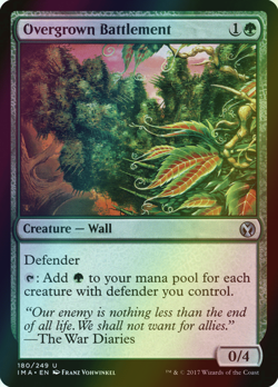 MTG Overgrown Battlement Foil ** Iconic Masters ** English (NM) - Image 1