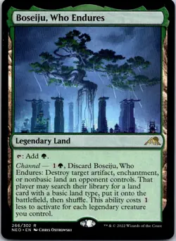 Boseiju, Who Endures R Kamigawa: Neon Dynasty 266 NM - Image 1