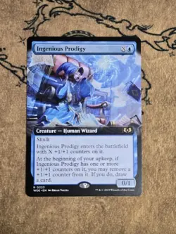 Ingenious Prodigy (Extended Art) 333 Wilds of Eldraine Non-Foil NM - Image 1