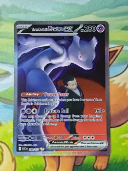 Pokemon TCG Ascended Heroes Team Rocket's Mewtwo EX 281/217 SIR - Image 1
