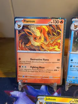Pokemon Flareon 167, Vaporeon 168, Jolteon 169, SVP Prismatic Evolutions Promo - Image 5