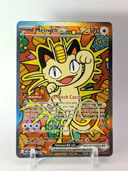 Perfect Order Meowth ex 121/088 Holo Special Illustration Rare Pokemon NM/M - Image 1